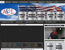 Tablet Screenshot of contractorsonlineschool.com